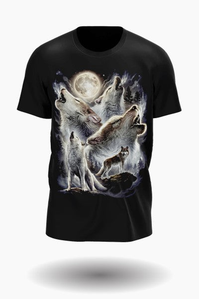 Wolf Pack Ready to Hunt T-Shirt L