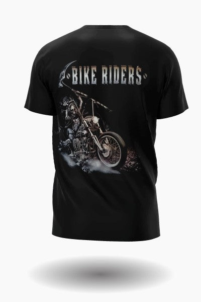 Death Biker in Fire T-Shirt