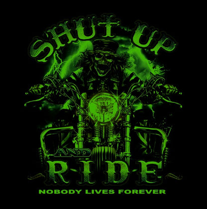 Shut up and ride t-shirt
