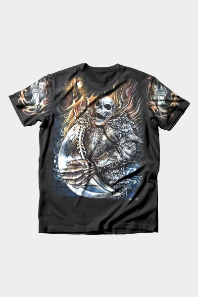 Warrior Skull Full Expression T-Shirt