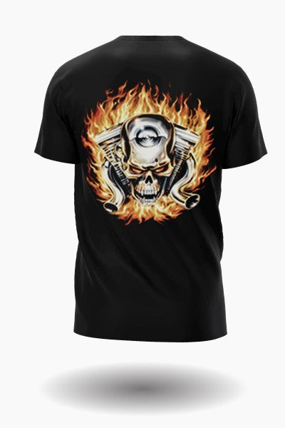 Skull Biker T-Shirt